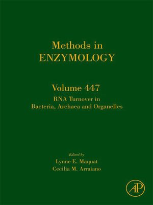 cover image of RNA Turnover in Bacteria, Archaea and Organelles